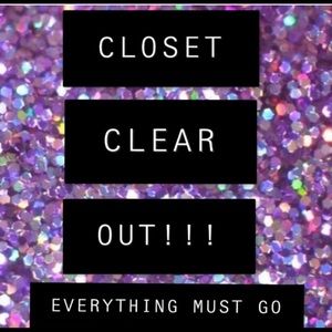 Closet sale!